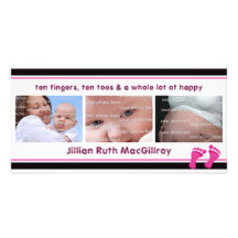 New Daughter Card Custom Photo Card