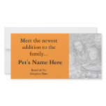 New Dog Photo Announcement photo cards