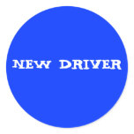 NEW DRIVER stickers