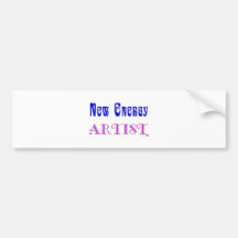 New Energy Artist Bumper Sticker