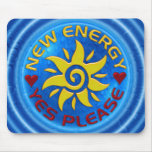 NEW ENERGY SUN - water Mousepads