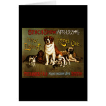 New England Kennel Club bench show Card