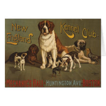 New England Kennel Club Greeting Card