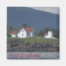 New England Lighthouse Magnet