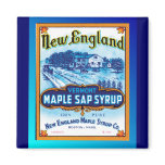 New England Vermont Maple Syrup Magnets