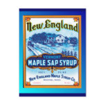 New England Vermont Maple Syrup Post Card