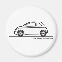 New Fiat 500 Cinquecento Magnet