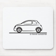 New Fiat 500 Cinquecento Mousepad