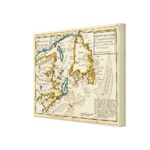 New Found Land, St Laurence Bay, Acadia Canvas Print