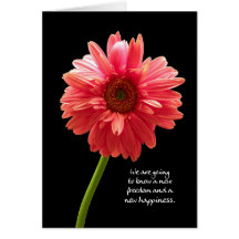 New Freedom New Happiness Inspiration Card