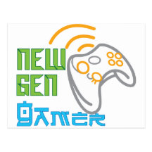 New Gen Gamer Postcard
