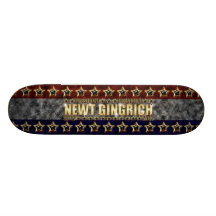 New Gingrich Stars and Stripes Custom Skate Board
