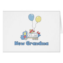 New Grandma of Boy Truck Tshirts and Gifts Cards