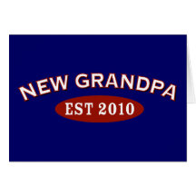 New Grandpa 2010 Cards