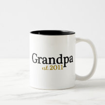 New Grandpa est 2011 Mug