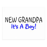 New Grandpa Its A Boy Postcards