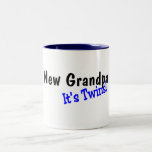 New Grandpa Its Twins Mugs