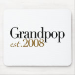 New Grandpop Est 2008 Mouse Mat