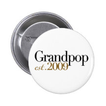 New Grandpop Est 2009 Pins