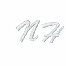 New Hampshire Abbreviation Embroidered Hoodie