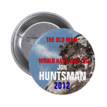 New Hampshire for Jon Huntsman 2012 button