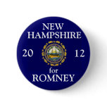 New Hampshire for Romney 2012 buttons