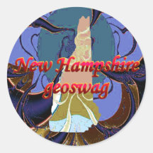 New Hampshire Geocaching Supplies Stickers Geoswag