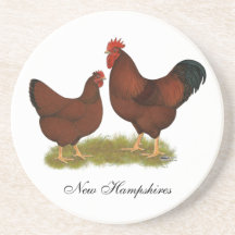 New Hampshire Reds Beverage Coaster