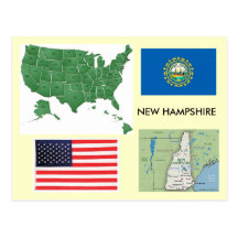 New Hampshire, USA Postcards
