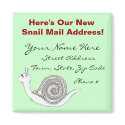 New Home Announcement Magnet