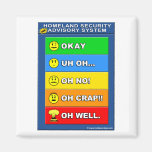 New Homeland Security Advisory System Magnet