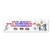 New Jersey - Anti ObamaCare, New Taxes & Spending Bumper Sticker