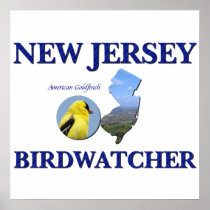 New Jersey Birdwatcher Print
