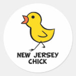 New Jersey Chick Sticker