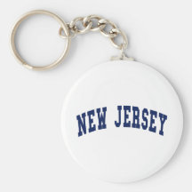 New Jersey College Keychains
