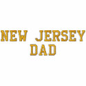 New Jersey Dad embroidered shirts