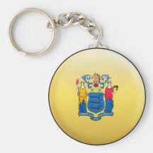 New Jersey Flag Key Chains