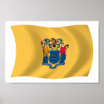 New Jersey Flag Poster Print