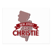 NEW JERSEY FOR CHRISTIE -.png Postcards