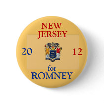 New Jersey for Romney 2012 Buttons