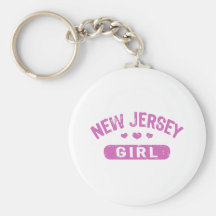 New Jersey Girl Key Chains