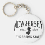New Jersey Key Chain