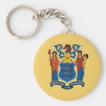 New Jersey Keychain
