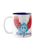 New Jersey Peace Sign mugs