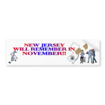 New Jersey - Return Congress To The People!! Bumper Sticker