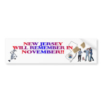 New Jersey - Return Congress To The People!! Bumper Stickers