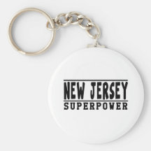 New Jersey Superpower Designs Keychains
