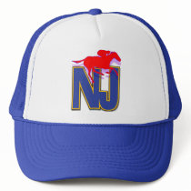 New Jersey thoroughbred zip cap Trucker Hat