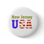 New Jersey USA! buttons