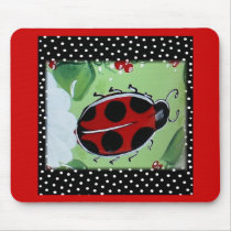 New Lady- Bugs Mouse Mats